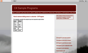Csharp-sample-programs.blogspot.in thumbnail