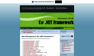 Csharpdotnet.wordpress.com thumbnail