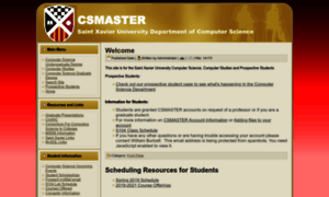 Csmaster.sxu.edu thumbnail