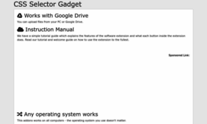 Css-selector-gadget.dllplayer.com thumbnail