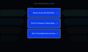 Css-workshop.com thumbnail