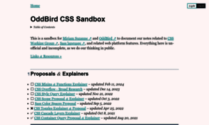 Css.oddbird.net thumbnail