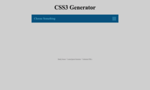 Css3generator.com thumbnail