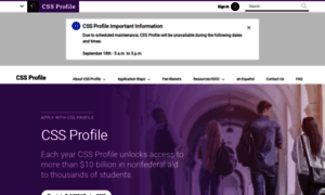 Cssprofile.collegeboard.org thumbnail