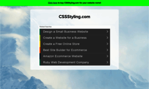 Cssstyling.com thumbnail