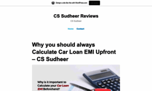 Cssudheerreviews.wordpress.com thumbnail