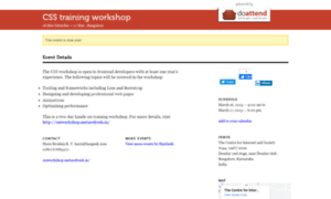 Cssworkshop.doattend.com thumbnail