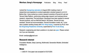 Cswhjiang.github.io thumbnail
