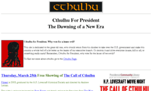 Cthulhu.org thumbnail