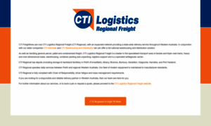 Ctifreightlines.com.au thumbnail