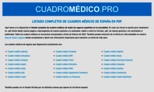 Cuadromedico.pro thumbnail