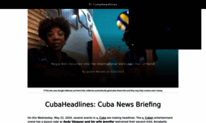 Cubaheadlines.com thumbnail