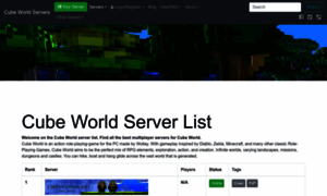 Cubeworld-servers.com thumbnail