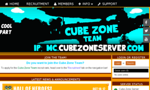 Cubezoneserver.enjin.com thumbnail