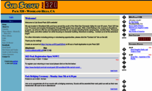 Cubpack320.org thumbnail