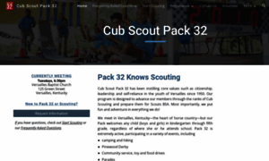 Cubscoutpack32.net thumbnail