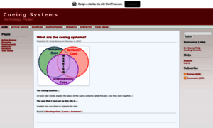 Cueingsystems.wordpress.com thumbnail