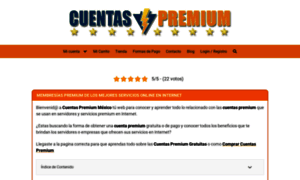 Cuentaspremium.mx thumbnail