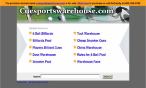 Cuesportswarehouse.com thumbnail