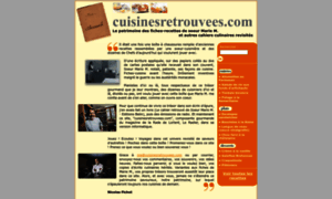 Cuisinesretrouvees.com thumbnail