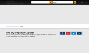 Culpeper-va.virginia-companies.com thumbnail