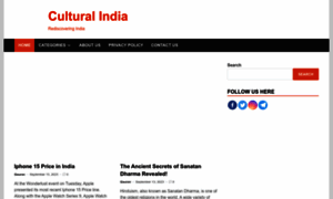Culturalindia.org.in thumbnail