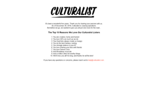 Culturalist.com thumbnail