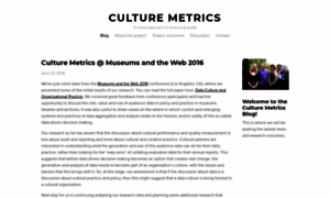 Culturemetricsresearch.com thumbnail