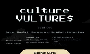 Culturevultures.io thumbnail