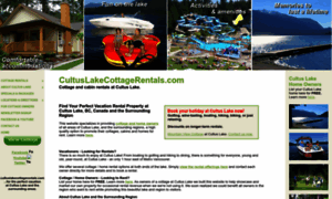 Cultuslakecottagerentals.com thumbnail