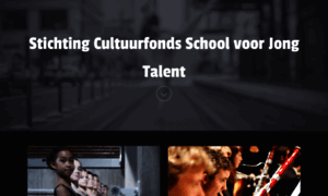 Cultuurfondsschoolvoorjongtalent.nl thumbnail