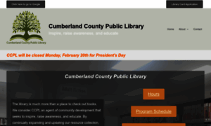 Cumberlandcountylibrary.org thumbnail