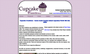 Cupcakecreations.net.au thumbnail