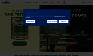Cuprinol.co.uk thumbnail