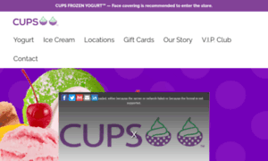 Cupsfrozenyogurt.com thumbnail