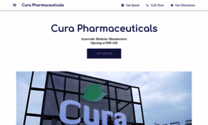 Cura-pharmaceuticals.business.site thumbnail