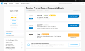Curator.bluepromocode.com thumbnail