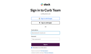 Curbapp.slack.com thumbnail