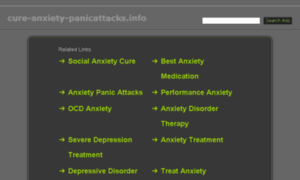 Cure-anxiety-panicattacks.info thumbnail