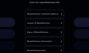 Cure-for-mesothelioma.info thumbnail