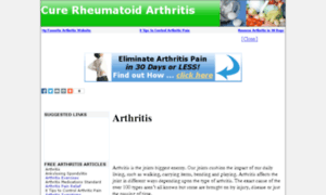 Cure-rheumatoid-arthritis.com thumbnail