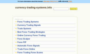 Currency-trading-systems.info thumbnail