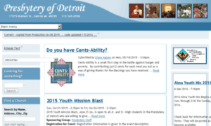 Current.presbyteryofdetroit.org thumbnail