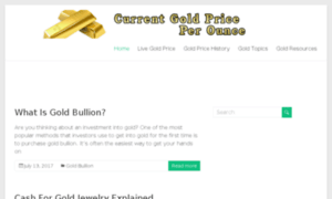 Currentgoldpriceperounce.com thumbnail