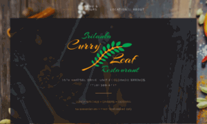 Curryleafrestaurant.com thumbnail
