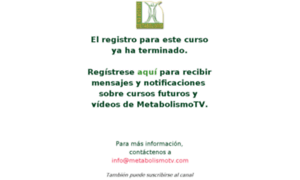 Cursos.metabolismotv.com thumbnail