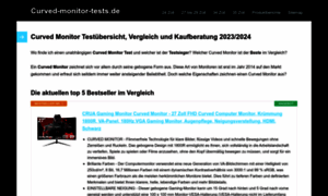 Curved-monitor-tests.de thumbnail