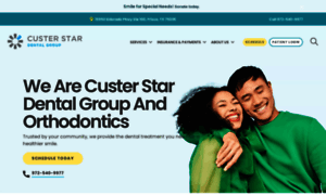 Custerstardentalgroup.com thumbnail