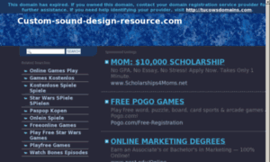 Custom-sound-design-resource.com thumbnail