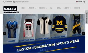Custom-sports-wear.com thumbnail